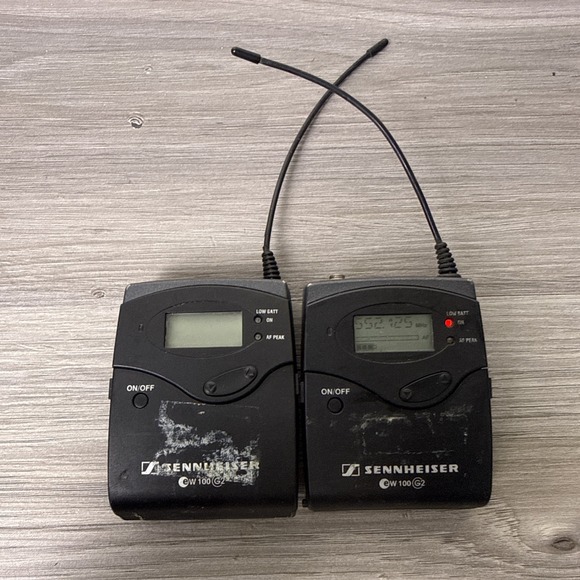 (2) Sennheiser EW100 G2 SK100 Bodypack Transmitters